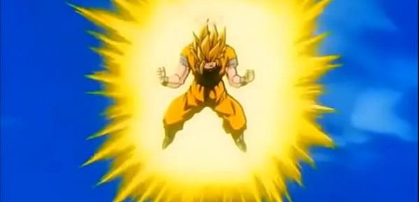  DBZ Goku Screaming SSJ 3